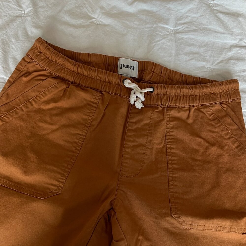 PACT Cotton Pants in Mustard
